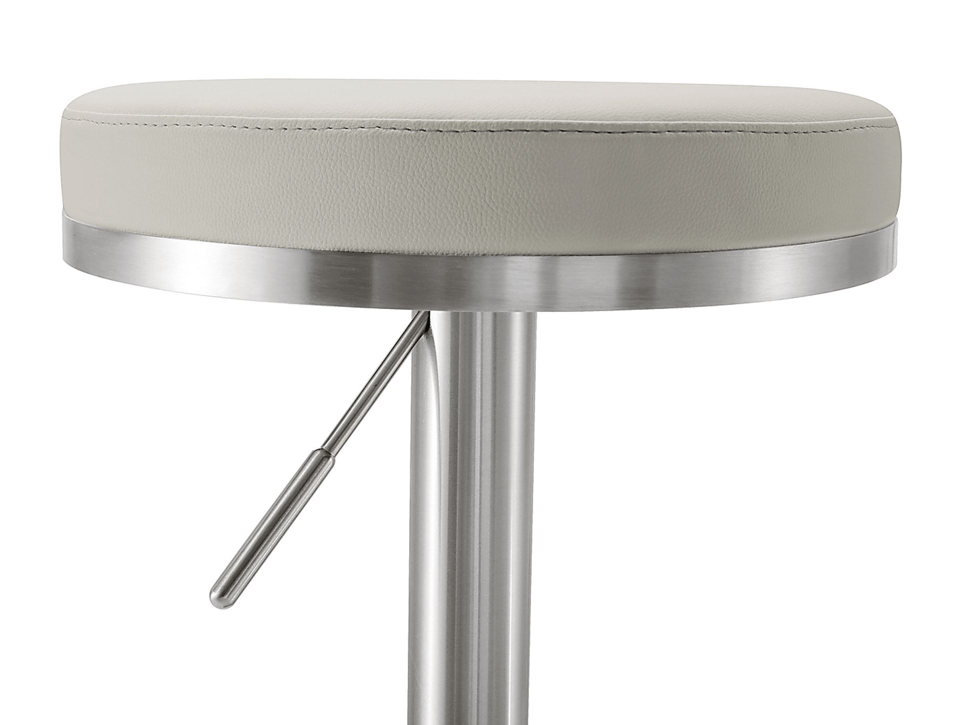 Fano Gray Adjustable Swivel Barstool - Image 2