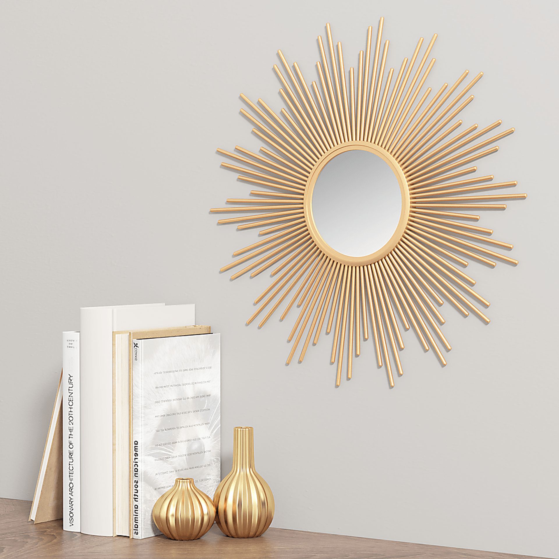 Fanoher Gold Accent Mirror - Image 2