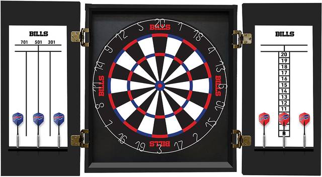 Buffalo Bills Black Dartboard Set - Thumbnail - Image 3