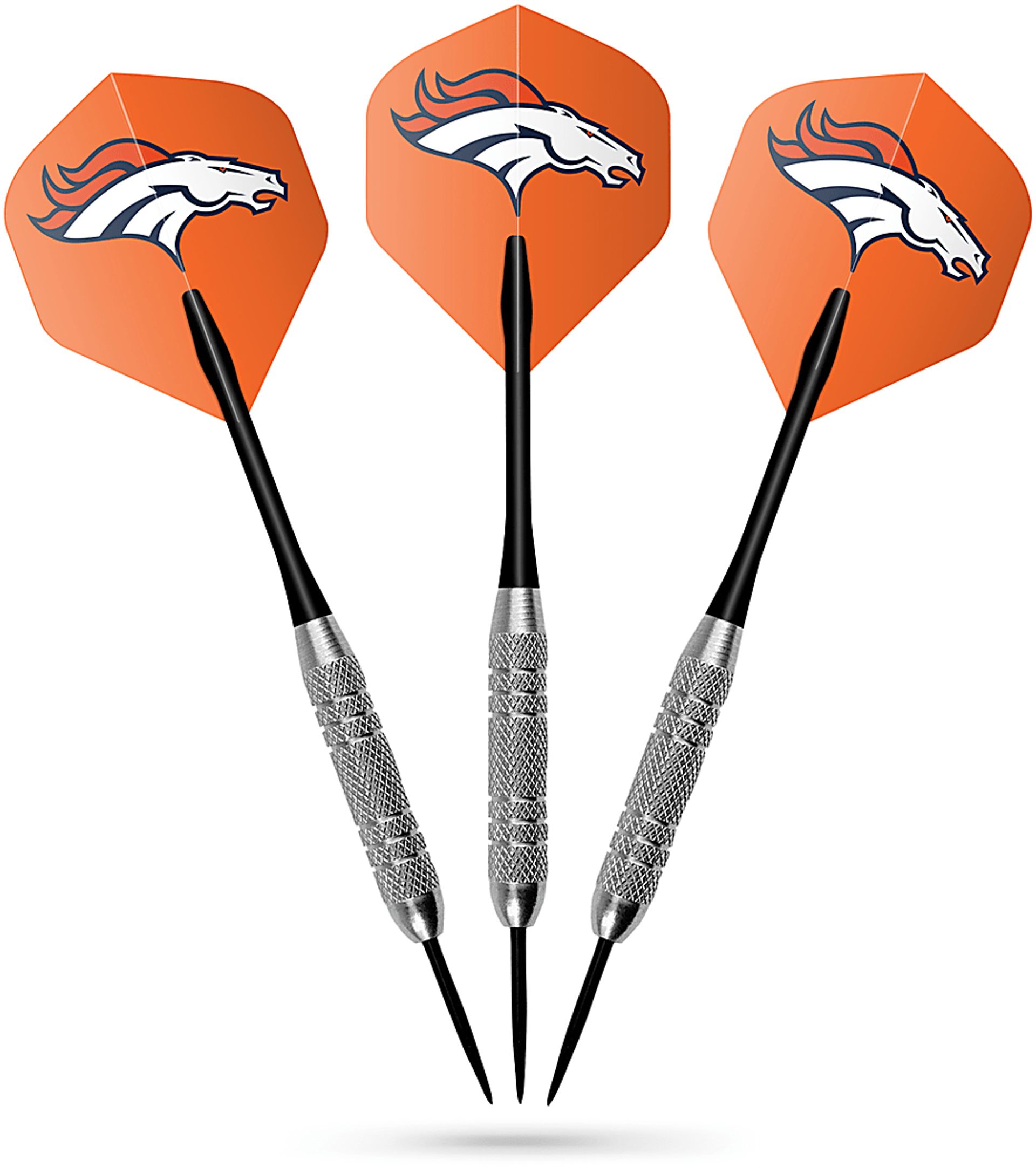 Fan's Choice Black Denver Broncos Dartboard Set - Image 6