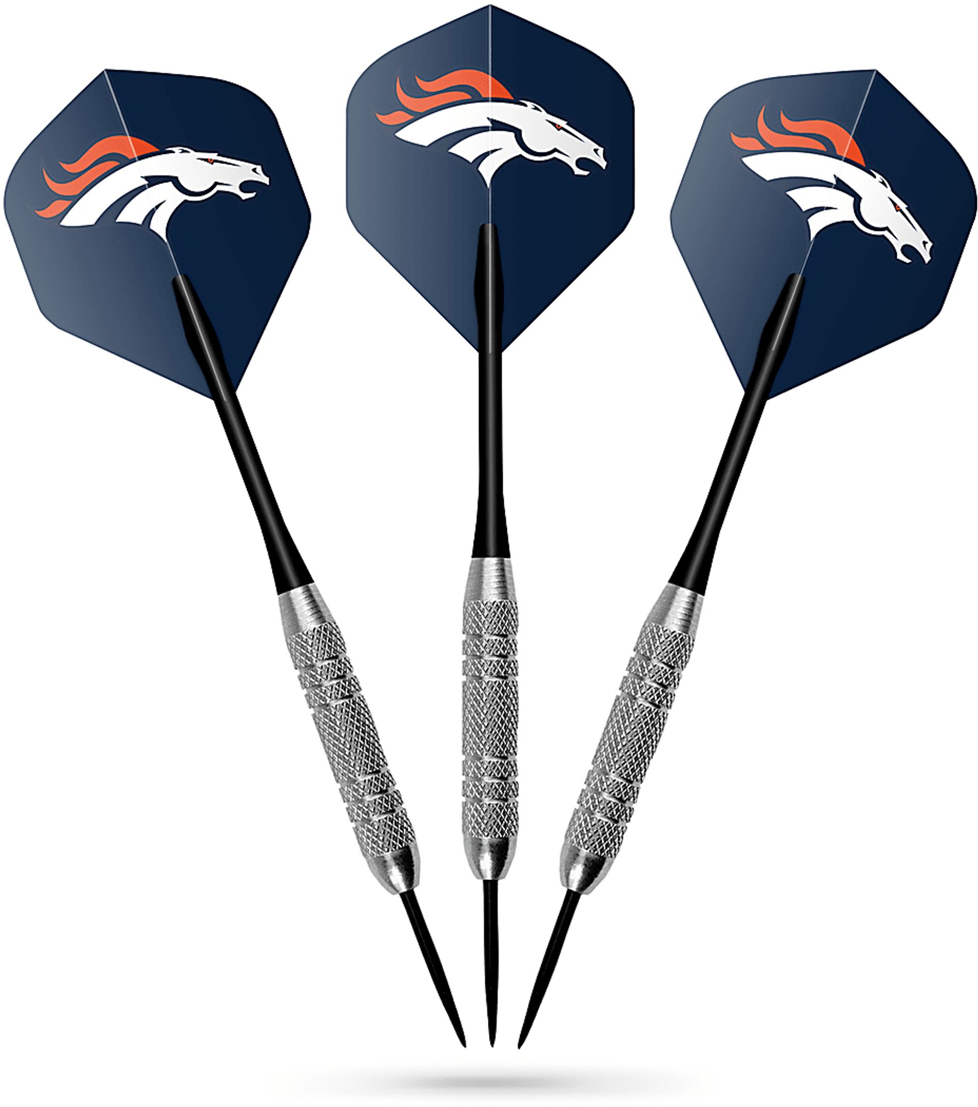 Fan's Choice Black Denver Broncos Dartboard Set - Image 7