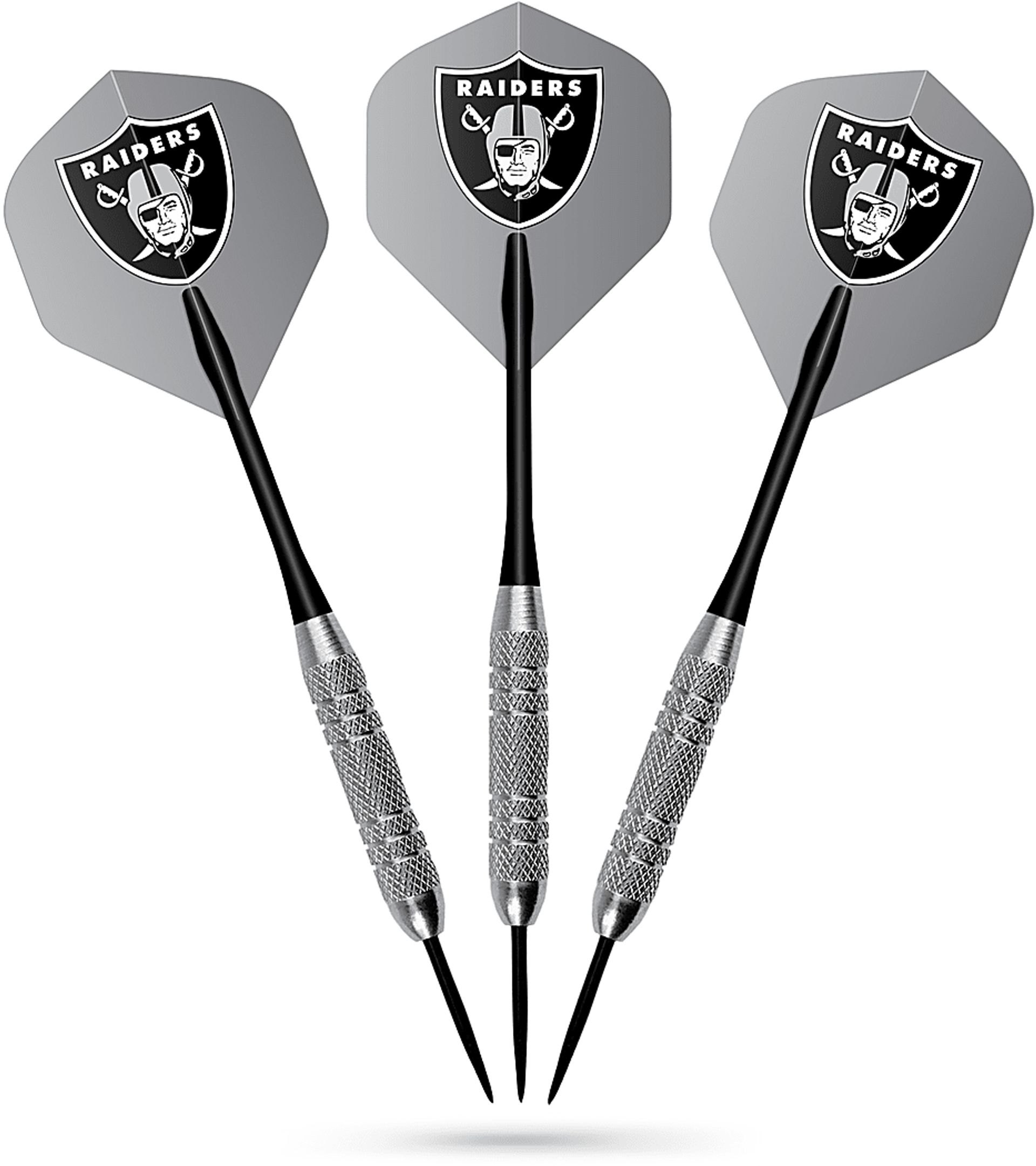 Fan's Choice Black Las Vegas Raiders Dartboard Set - Image 6