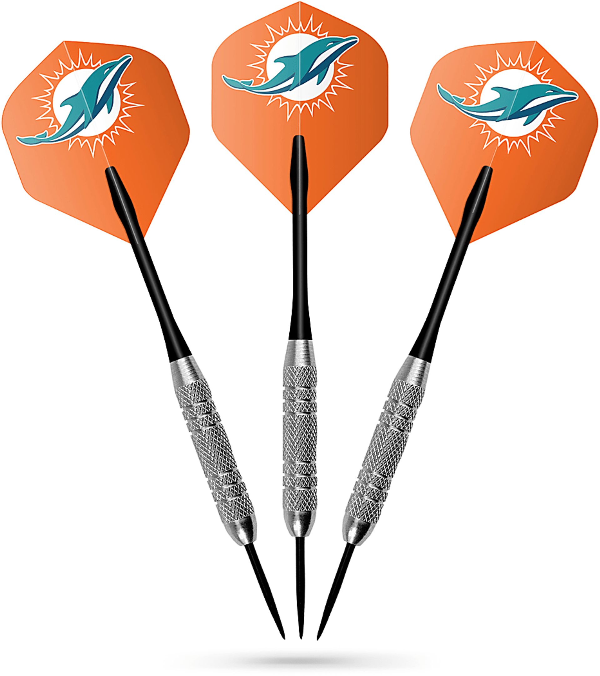 Miami Dolphins Black Dartboard Set - Image 6