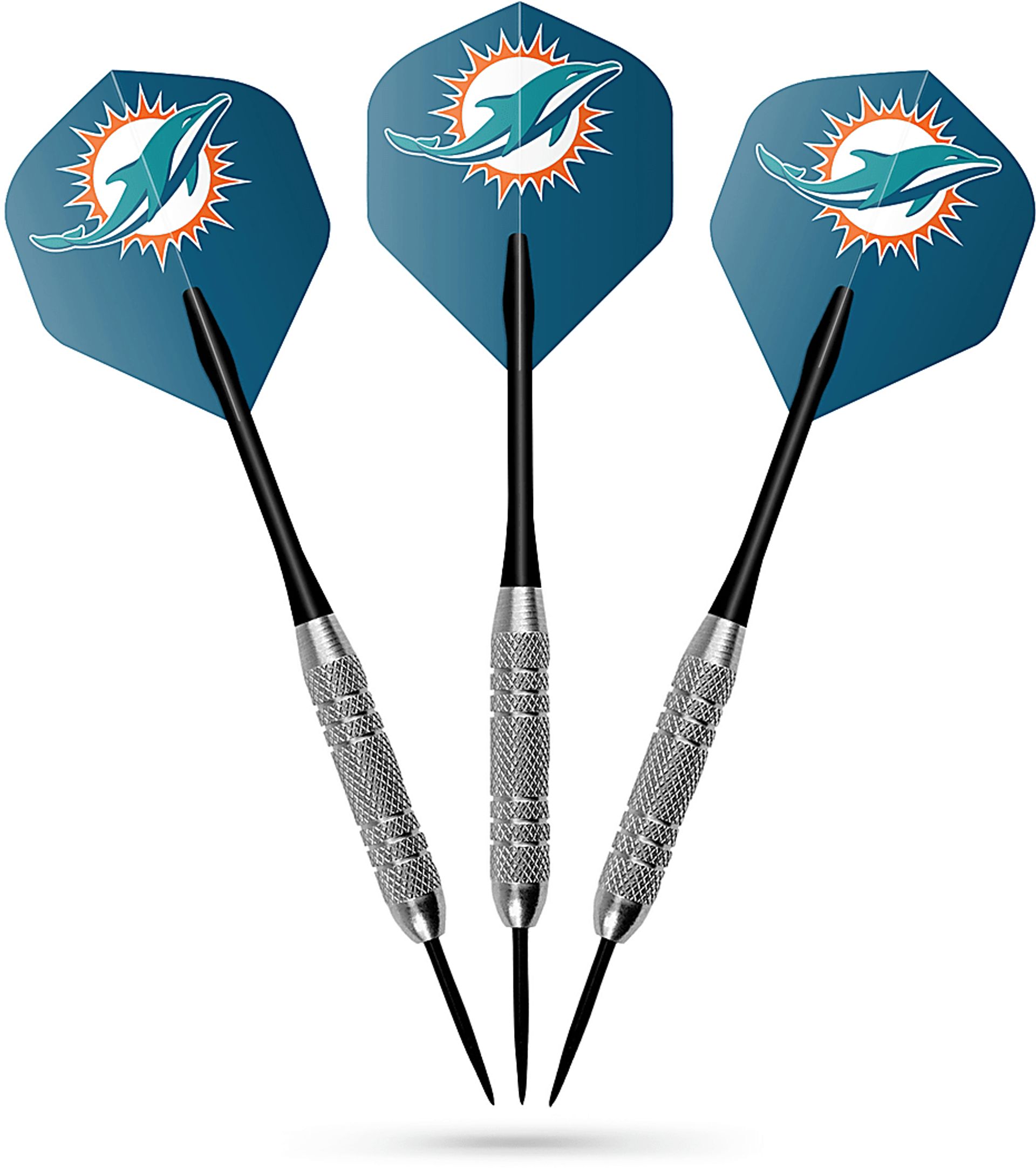Miami Dolphins Black Dartboard Set - Image 7