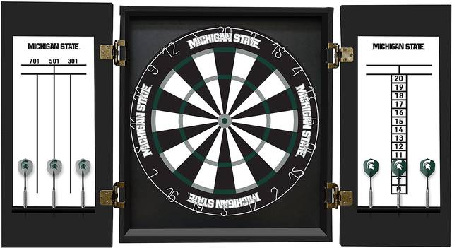 Michigan State Black Dartboard Set - Thumbnail - Image 5