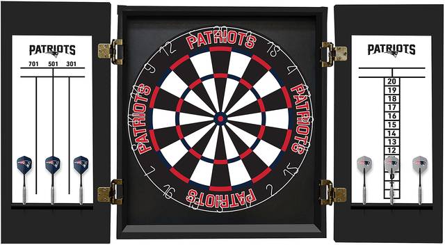 New England Patriots Black Dartboard Set - Thumbnail - Image 3