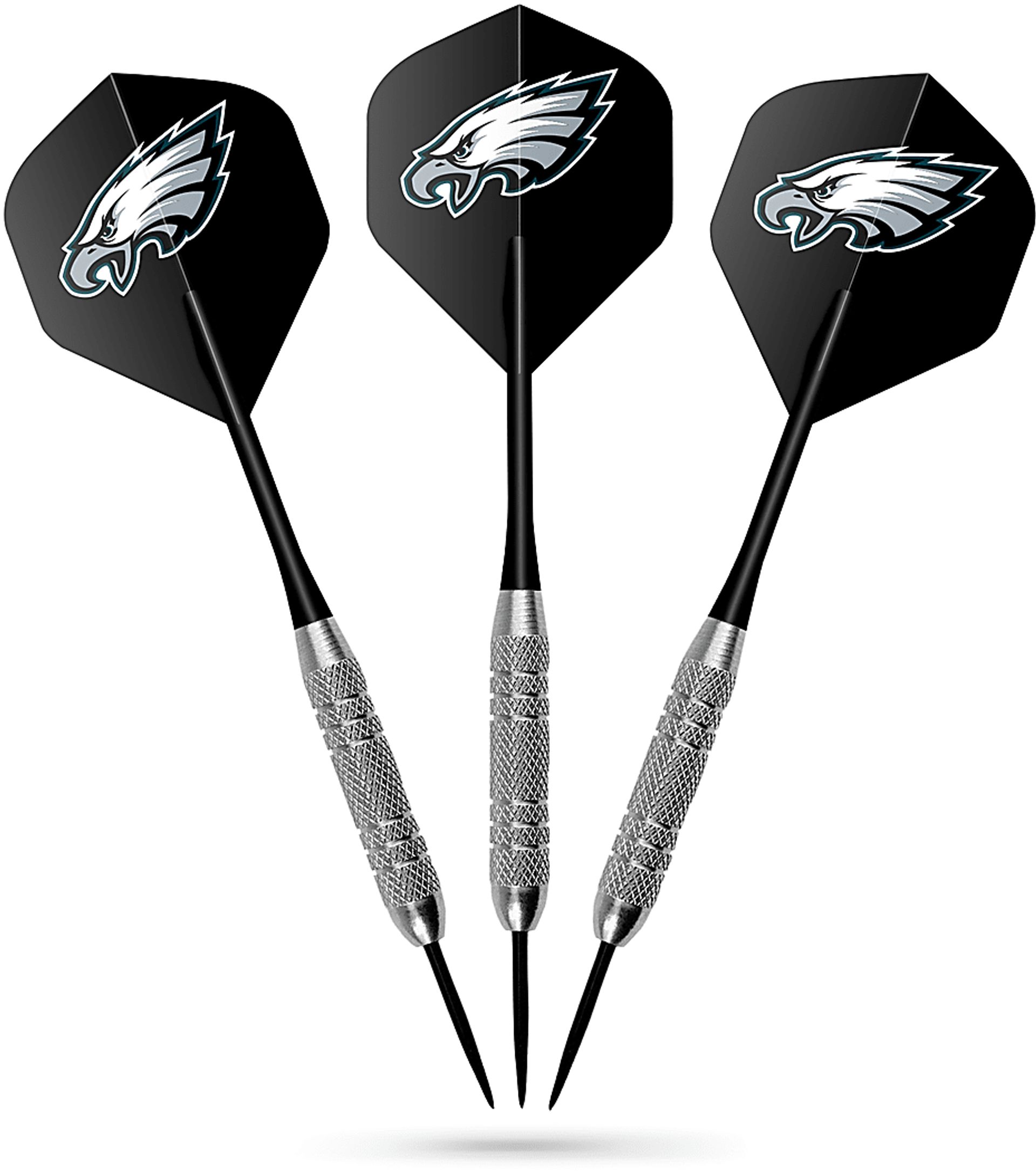 Fan's Choice Black Philadelphia Eagles Dartboard Set - Image 7