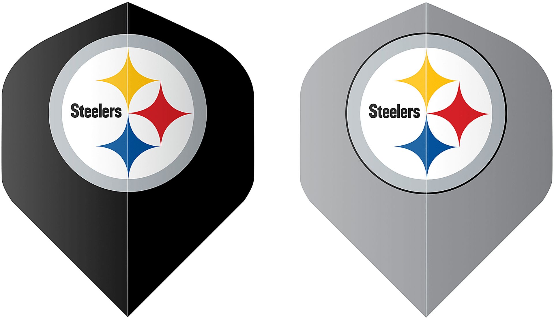 Pittsburgh Steelers Black Dartboard Set - Image 5
