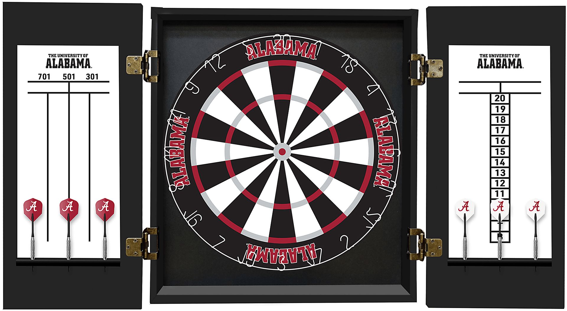 University of Alabama Black Dartboard Set - Image 4