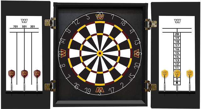 Washington Commanders Black Dartboard Set - Thumbnail - Image 3