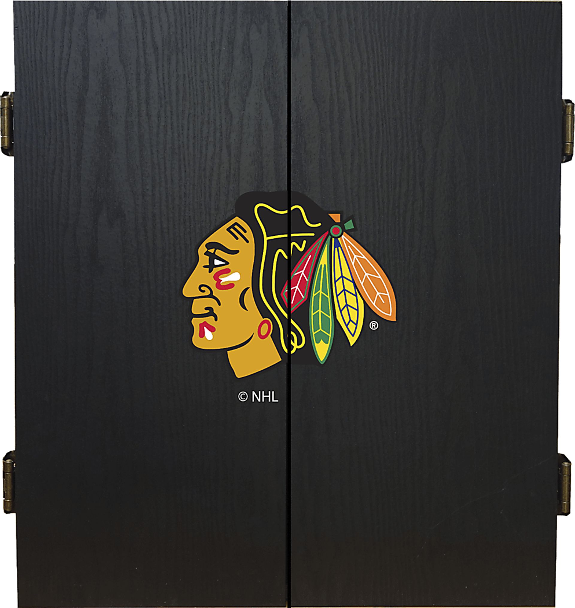 Chicago Blackhawks Black Dartboard Set - Image 3