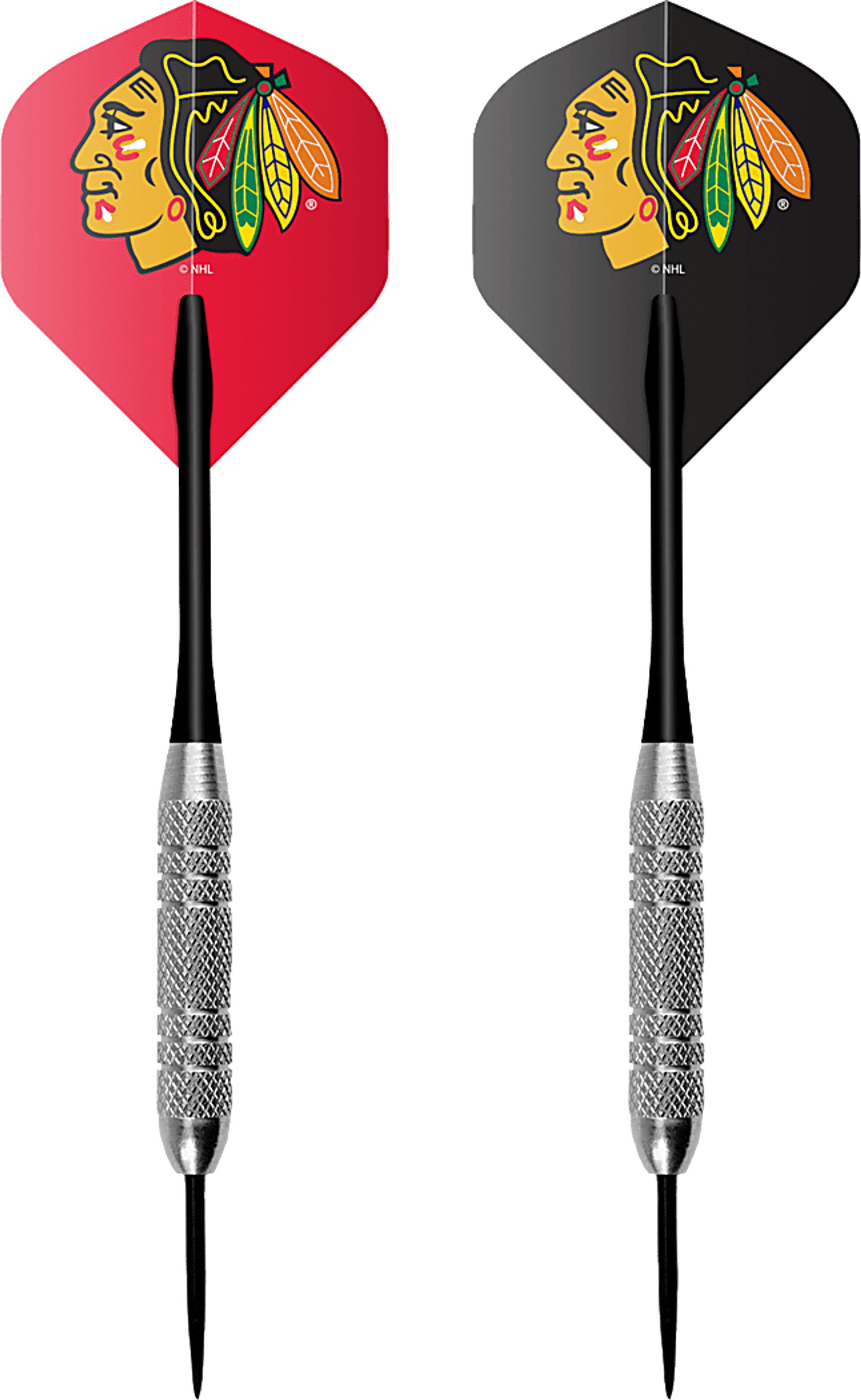Chicago Blackhawks Black Dartboard Set - Image 8
