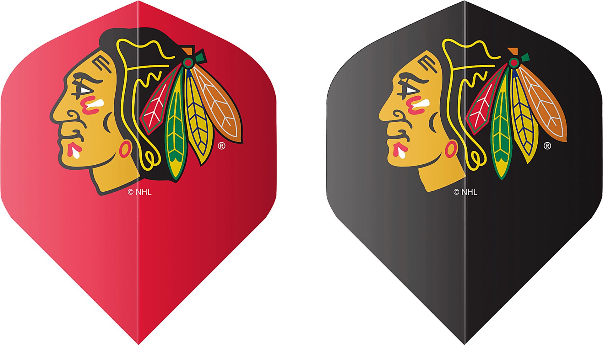 Chicago Blackhawks Black Dartboard Set - Image 9