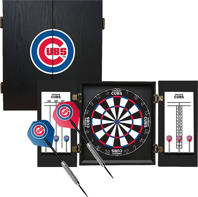 Chicago Cubs Black Dartboard Set - Thumbnail - Image 4