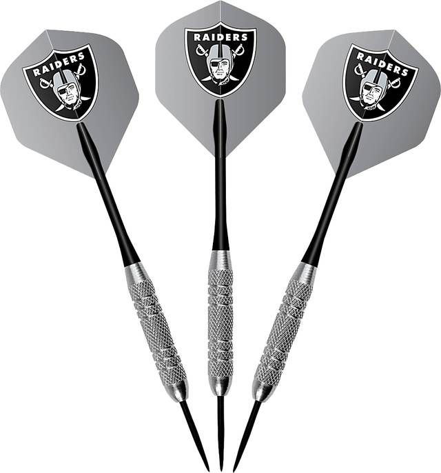 Las Vegas Raiders Black Dartboard Set - Thumbnail - Image 4