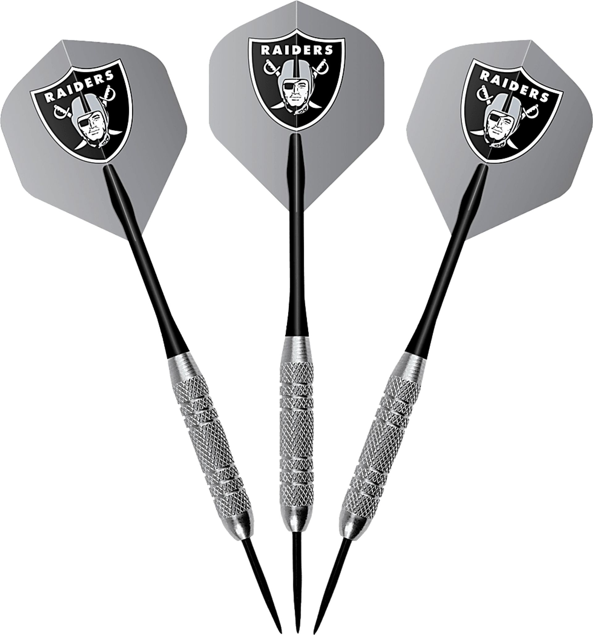 Las Vegas Raiders Black Dartboard Set - Image 4