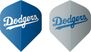 Fan's Choice Los Angeles Dodgers Black Dartboard Set