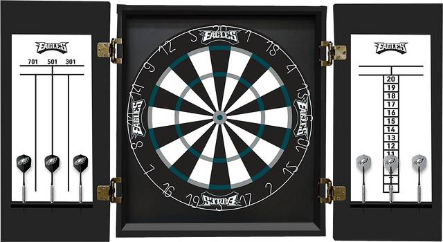 Philadelphia Eagles Black Dartboard Set - Thumbnail - Image 3