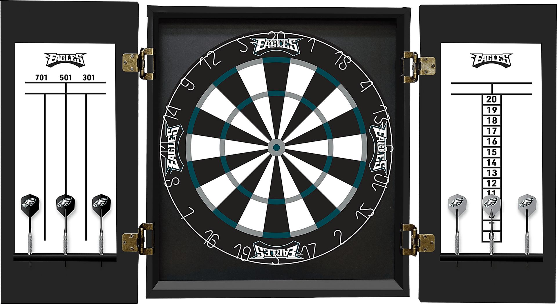 Philadelphia Eagles Black Dartboard Set - Image 3