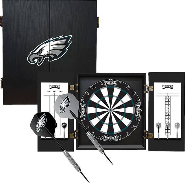 Philadelphia Eagles Black Dartboard Set - Thumbnail - Image 1