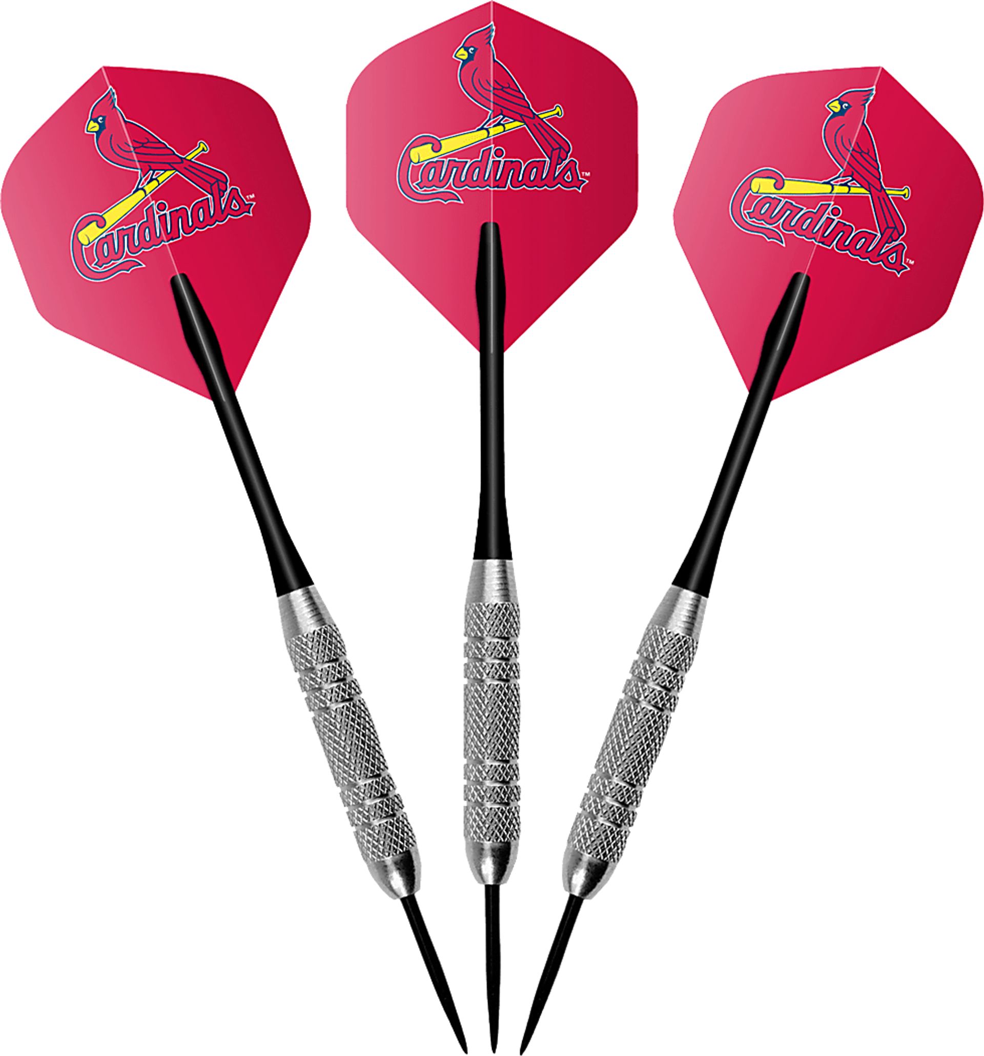 St. Louis Cardinals Black Dartboard Set - Image 6