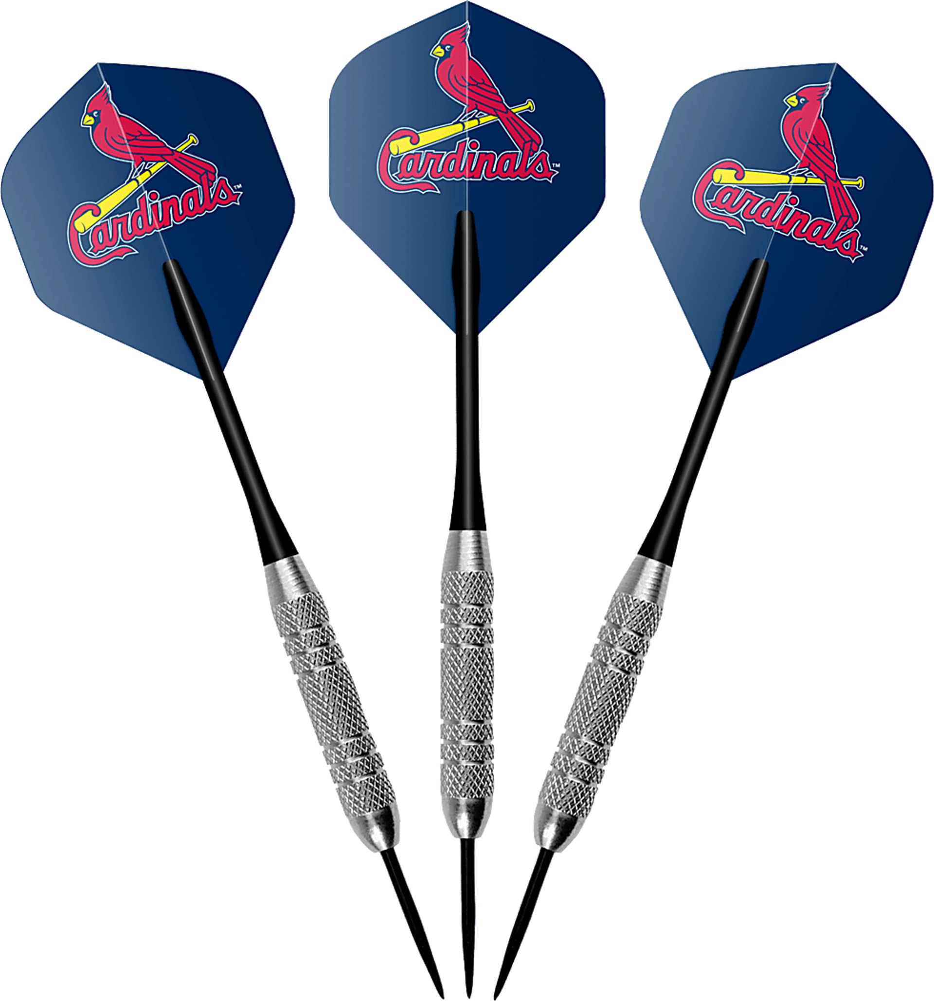 St. Louis Cardinals Black Dartboard Set - Image 7