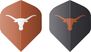 Fan's Choice University of Texas Black Dartboard Set