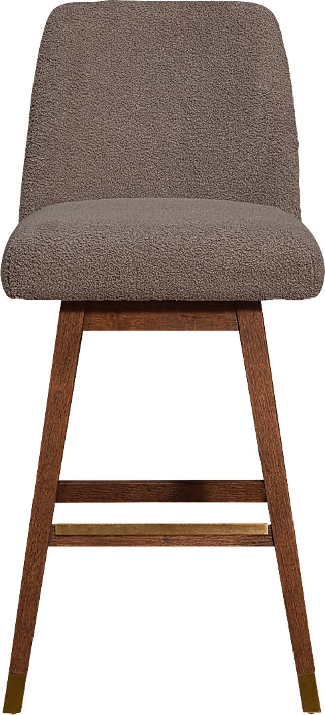 Fanshawe Brown Swivel Barstool - Thumbnail - Image 3
