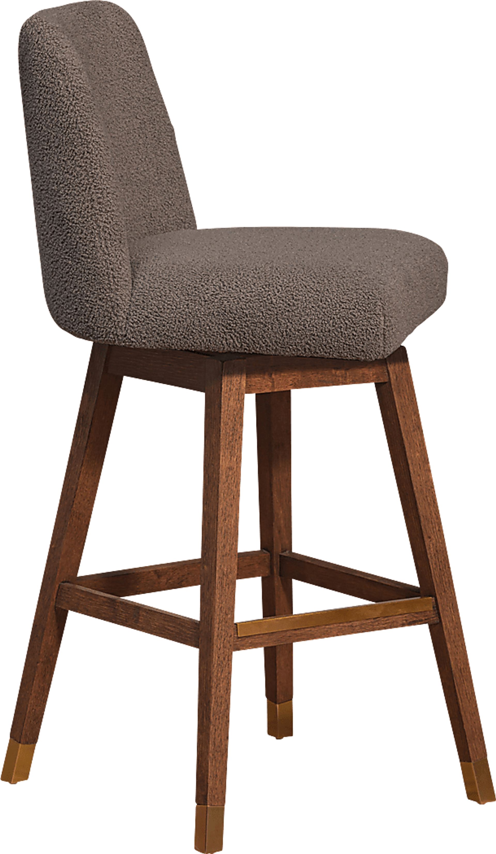 Fanshawe Brown Swivel Barstool - Image 4