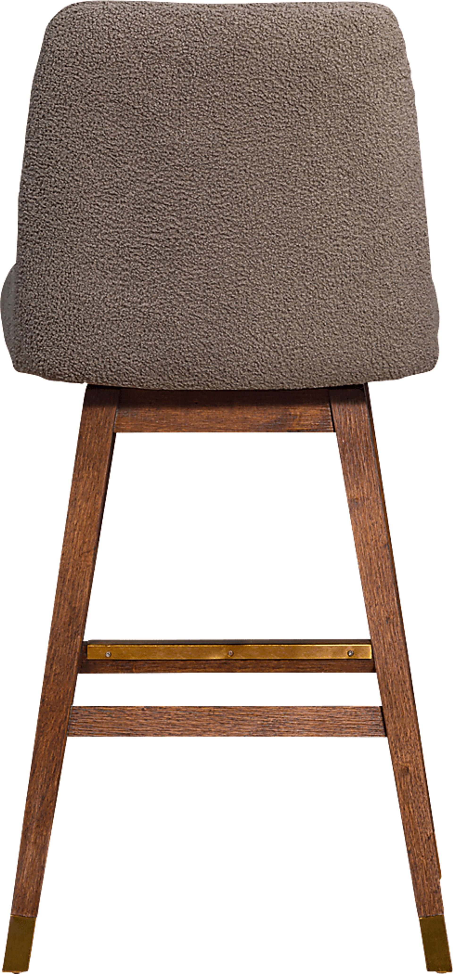 Fanshawe Brown Swivel Barstool - Image 6