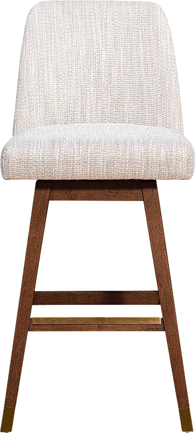 Fanshawe Beige Swivel Barstool - Thumbnail - Image 3
