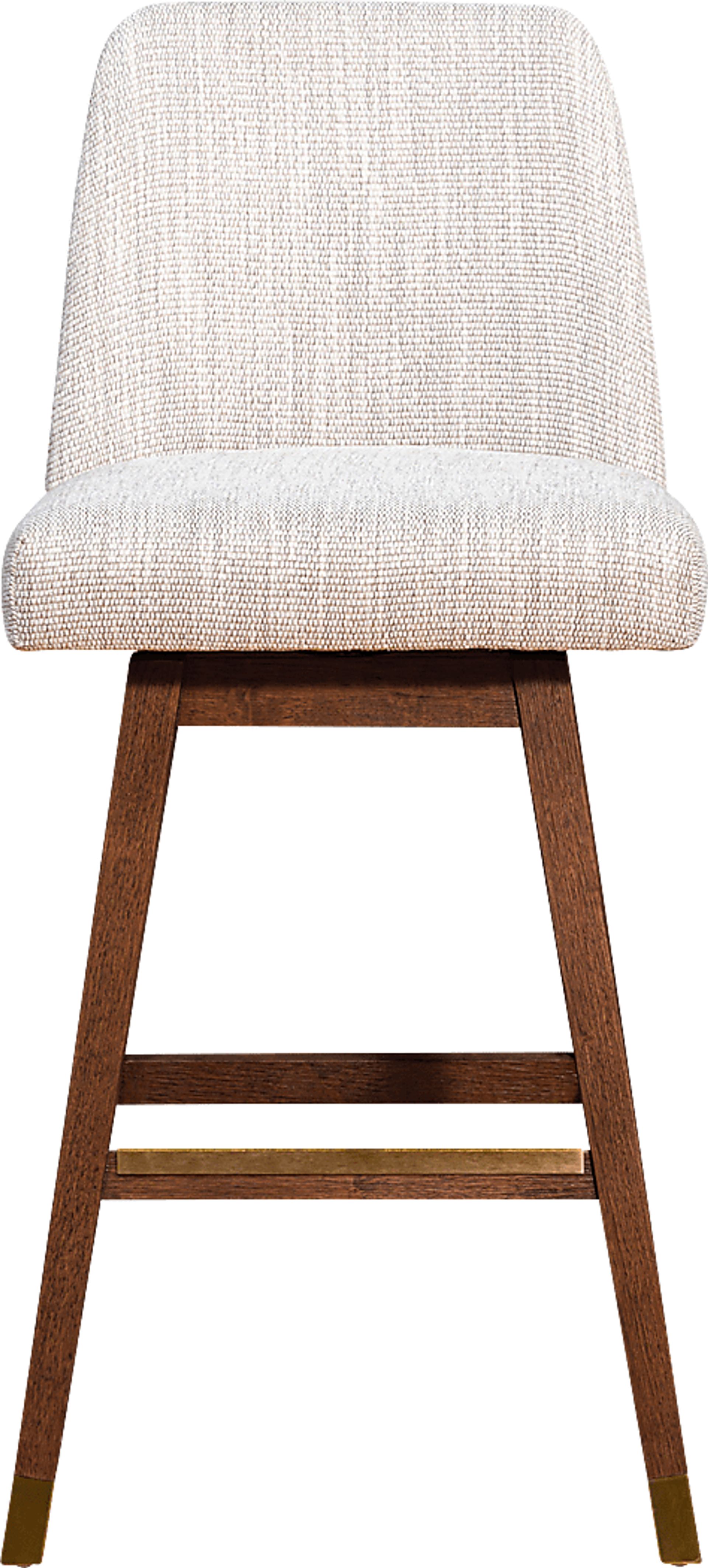 Fanshawe Beige Swivel Barstool - Image 3