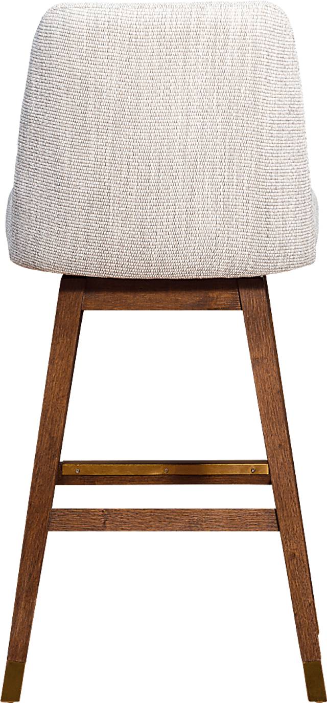 Fanshawe Beige Swivel Barstool - Thumbnail - Image 6