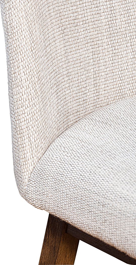 Fanshawe Beige Swivel Counter Stool - Thumbnail 4