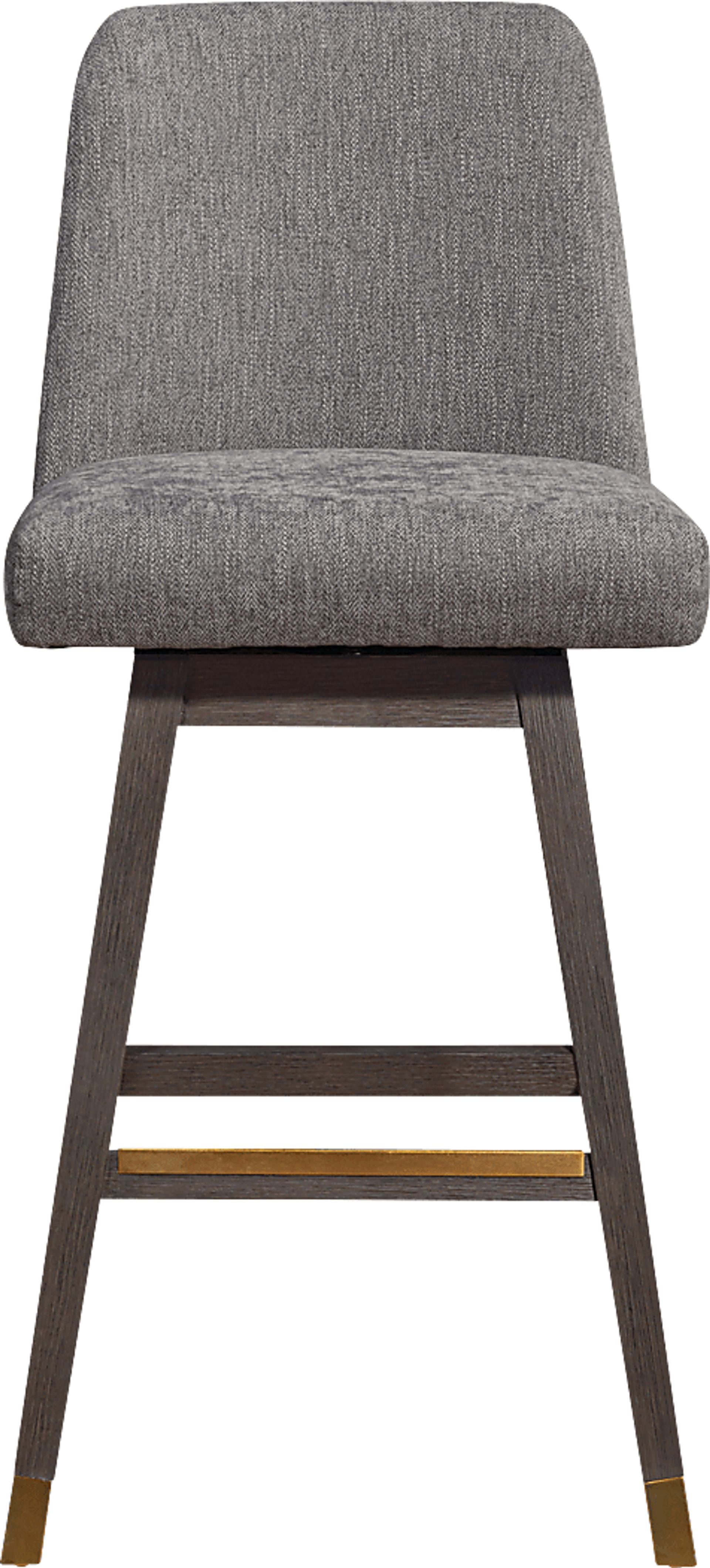Fanshawe Gray Swivel Bar Stool - Image 3