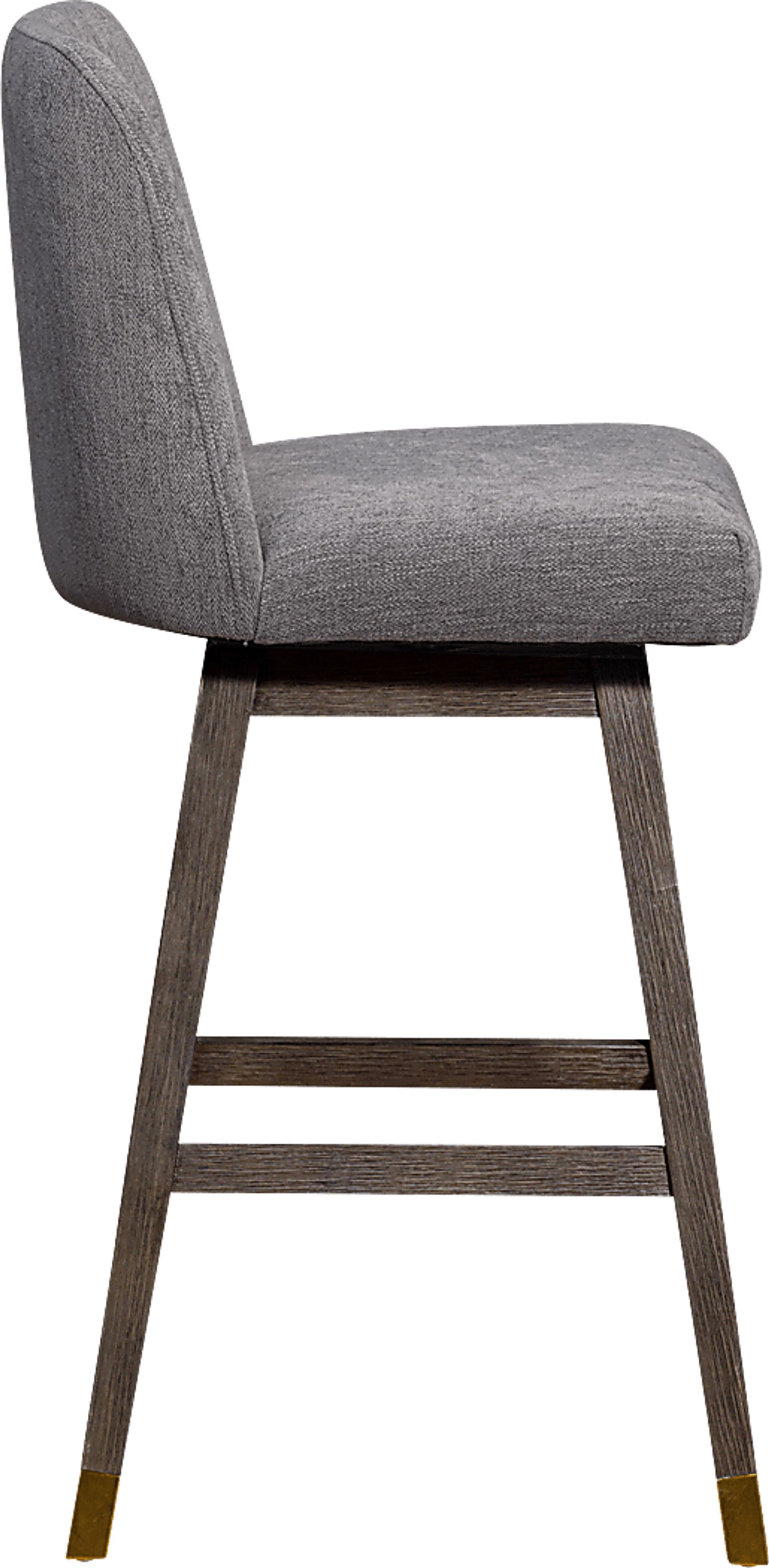 Fanshawe Gray Swivel Bar Stool - Image 5