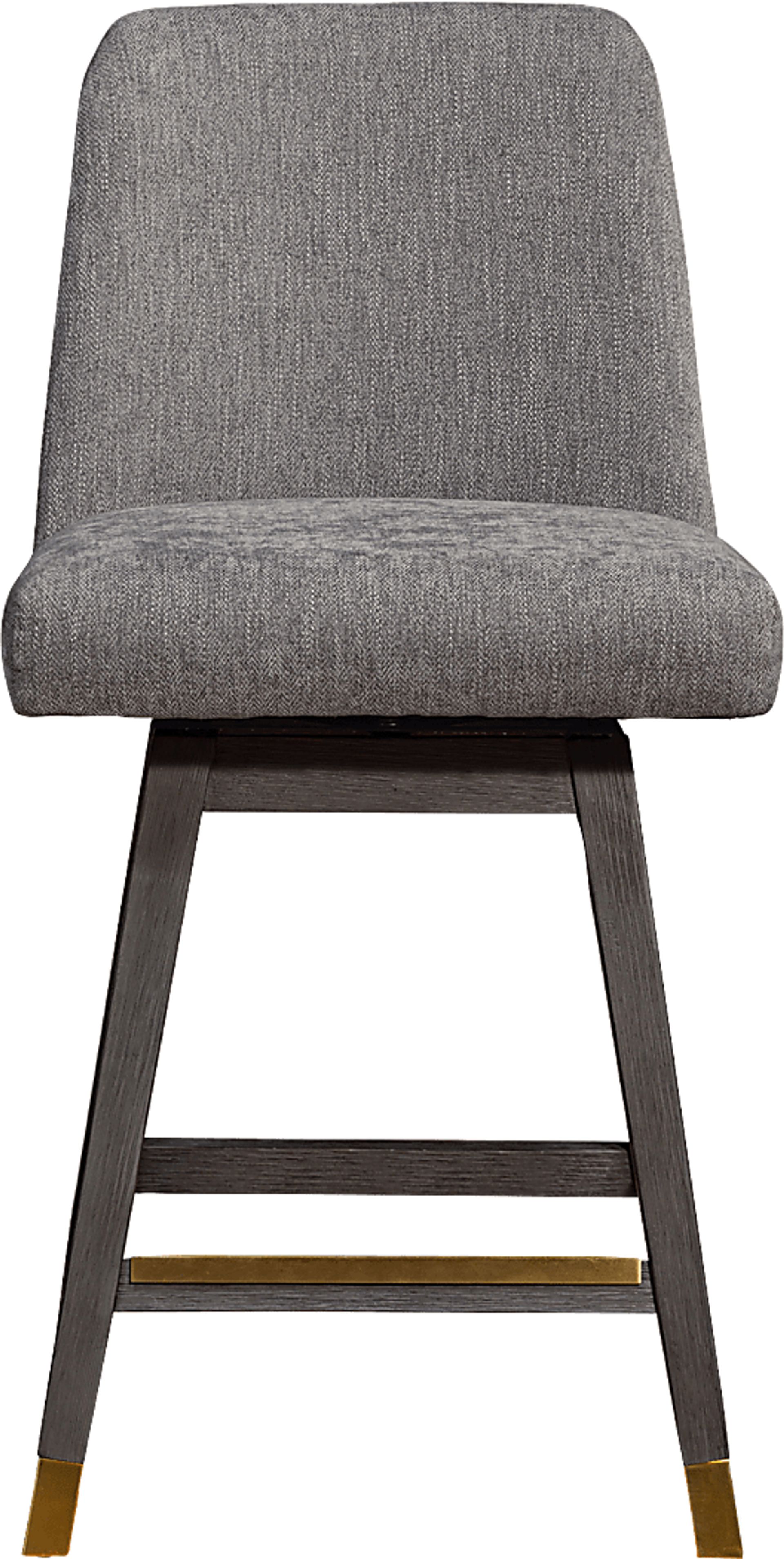 Fanshawe Gray Swivel Counter Stool - Image 3