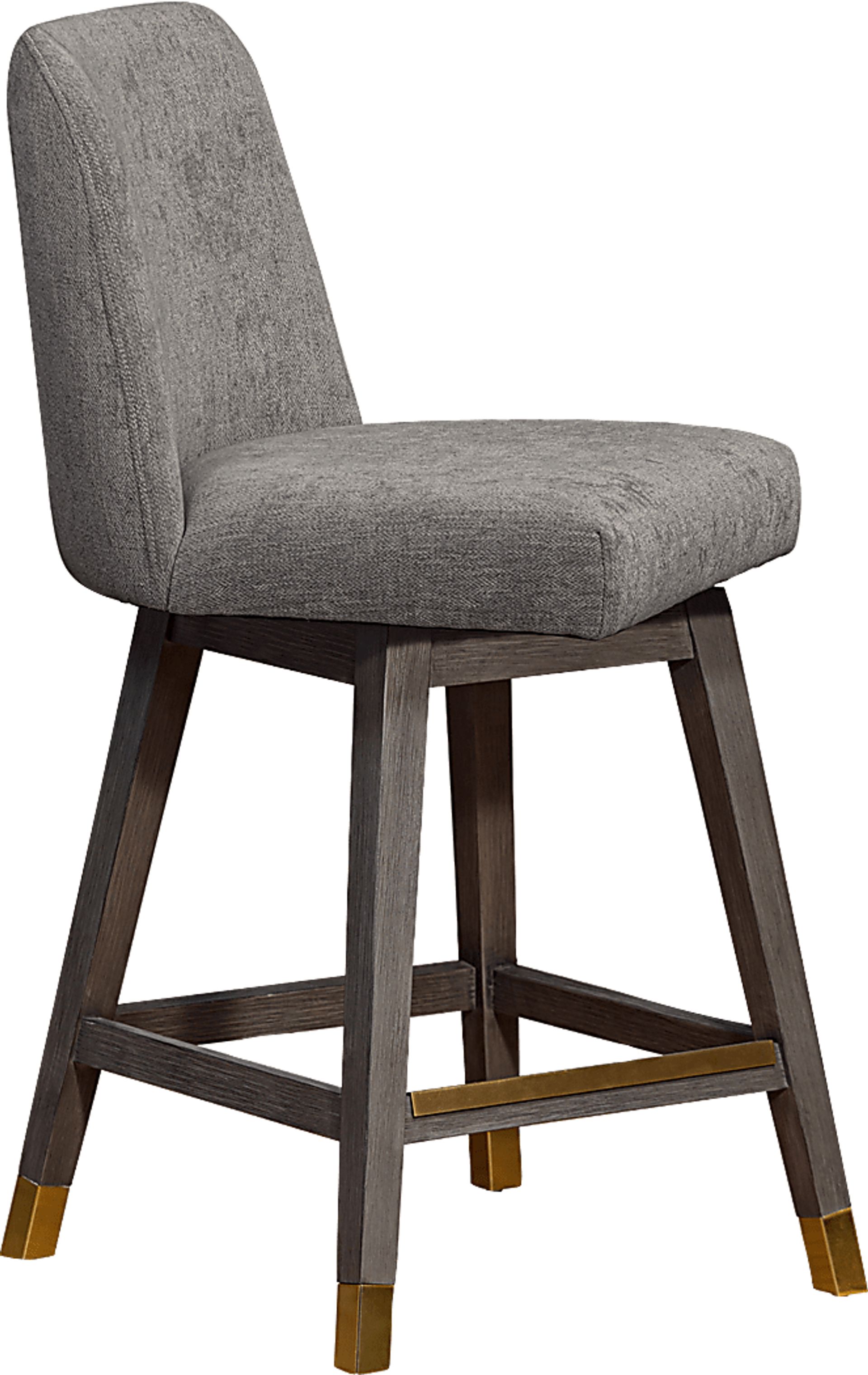 Fanshawe Gray Swivel Counter Stool - Image 4