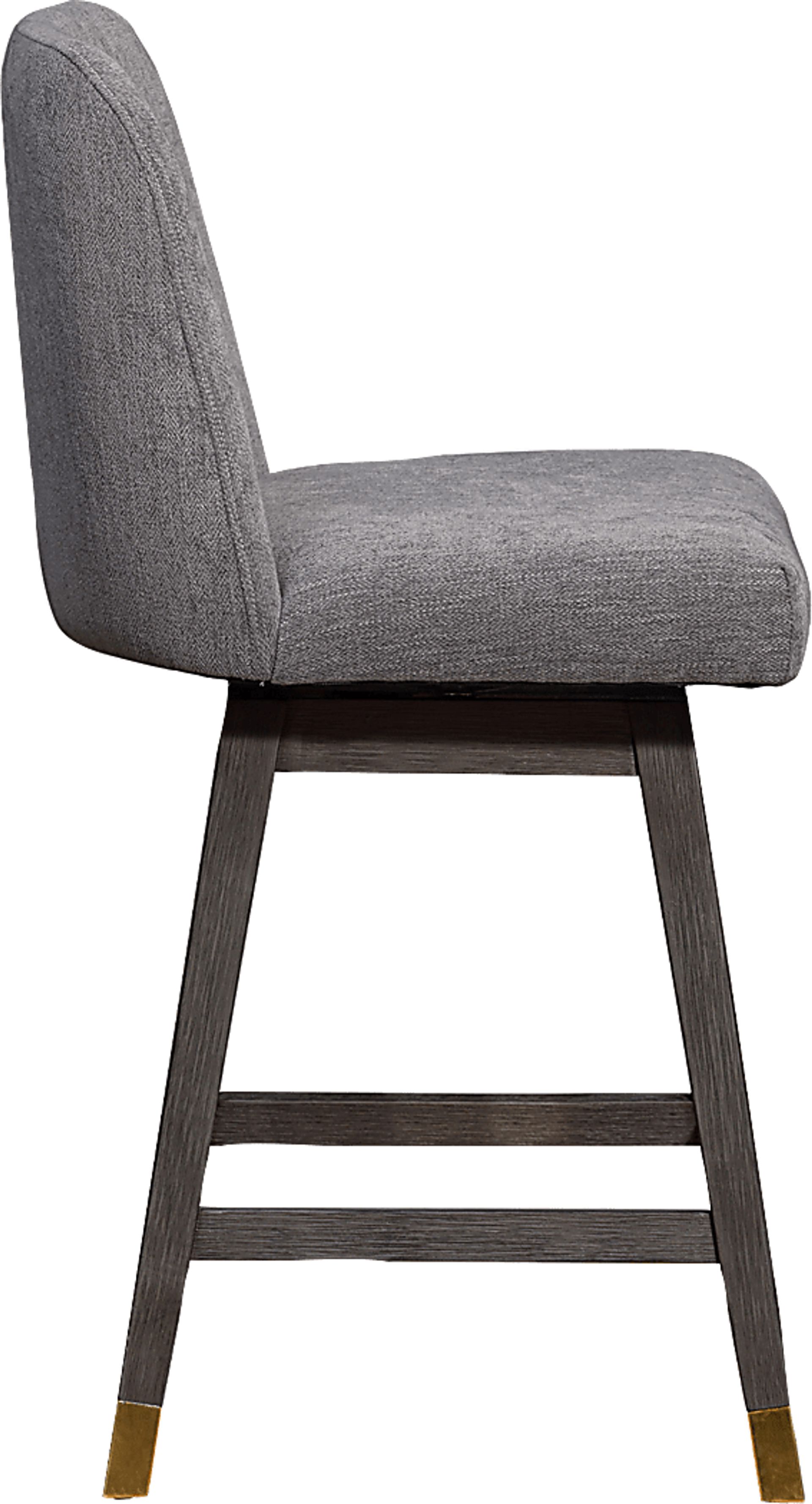 Fanshawe Gray Swivel Counter Stool - Image 5