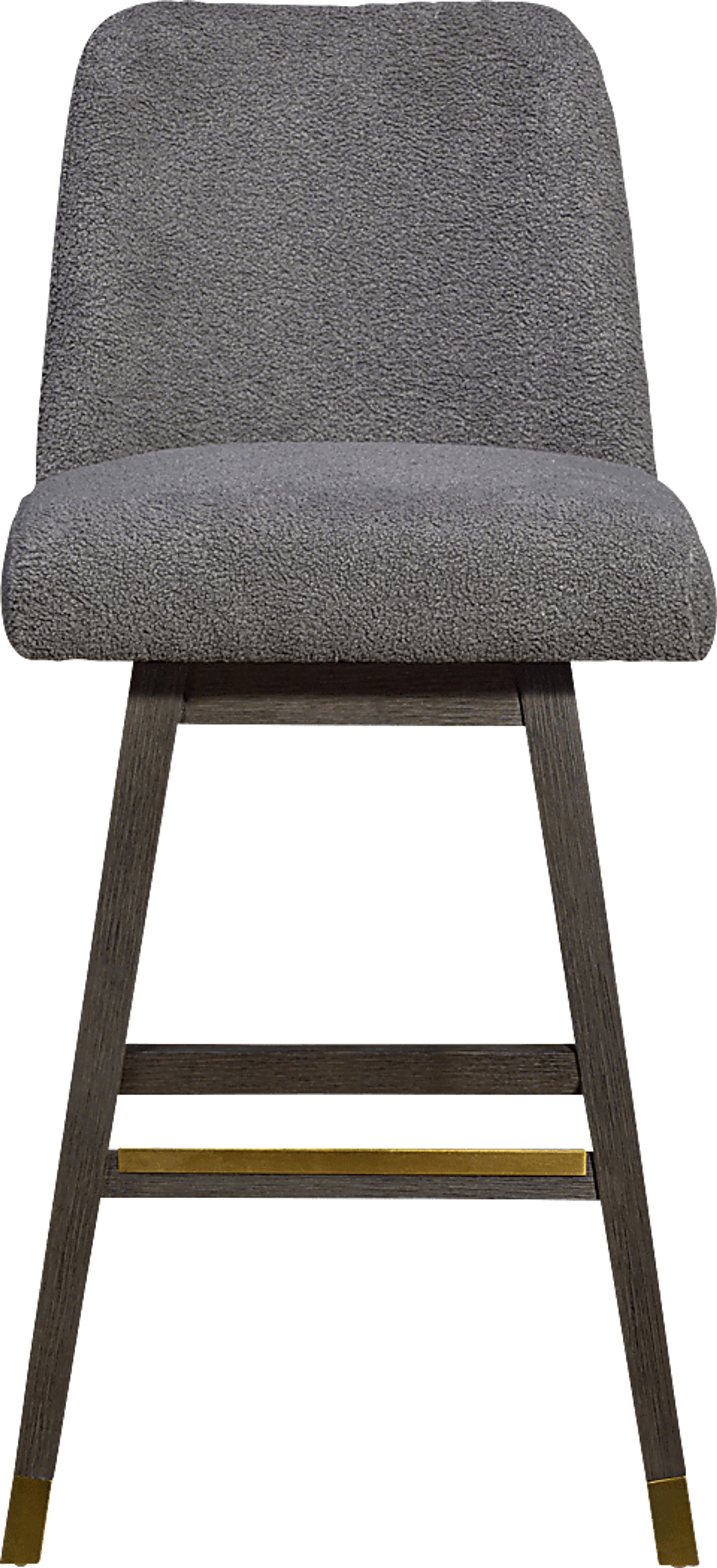 Fanshawe Gray Swivel Barstool - Image 3