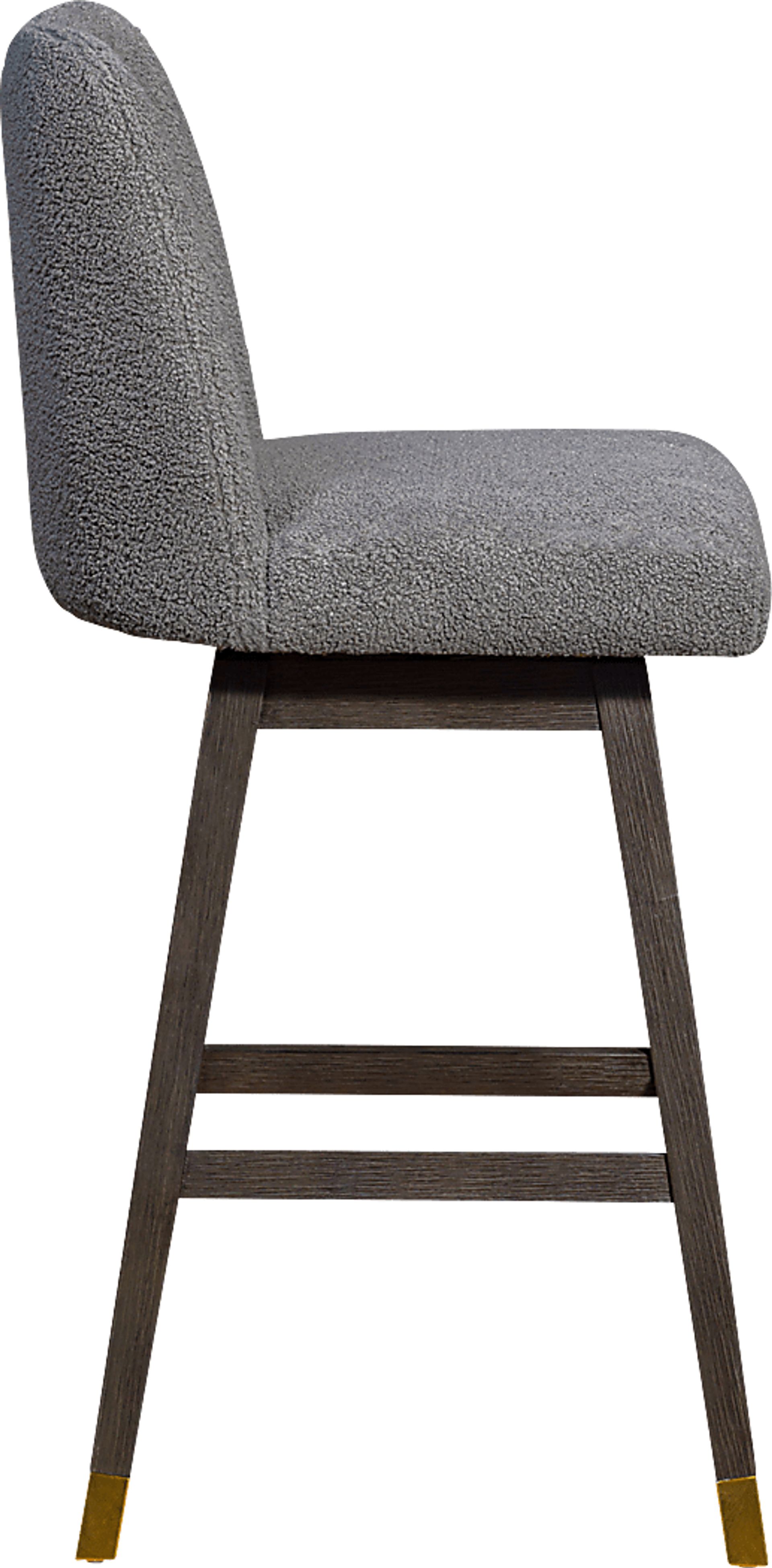 Fanshawe Gray Swivel Barstool - Image 5