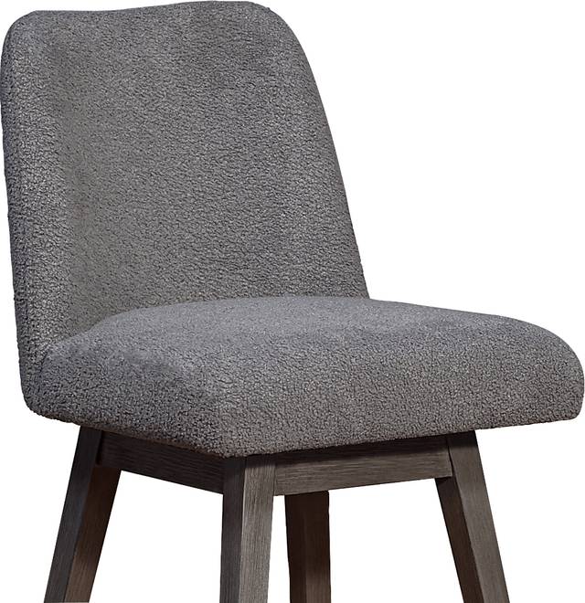 Fanshawe Gray Swivel Barstool - Thumbnail - Image 7