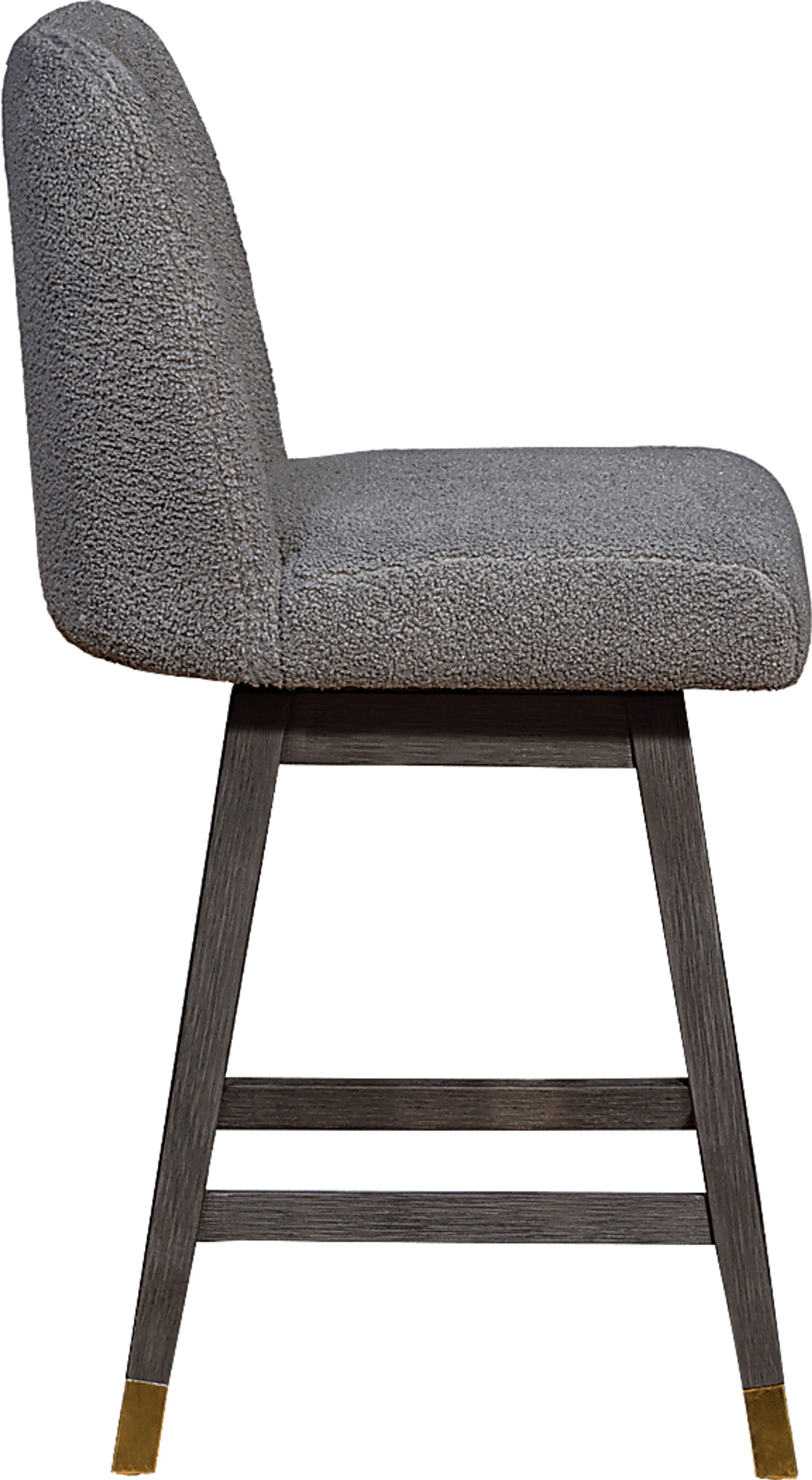 Fanshawe Gray Swivel Counter Stool - Image 5
