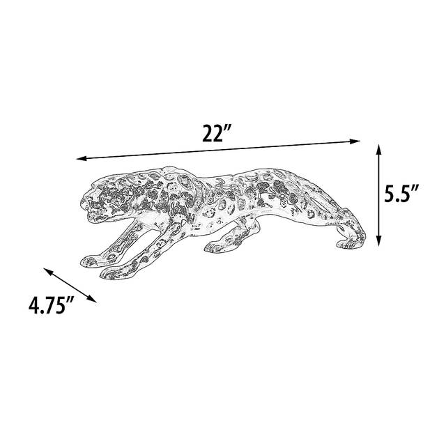 Faraa II Gold Sculpture - Thumbnail - Image 8