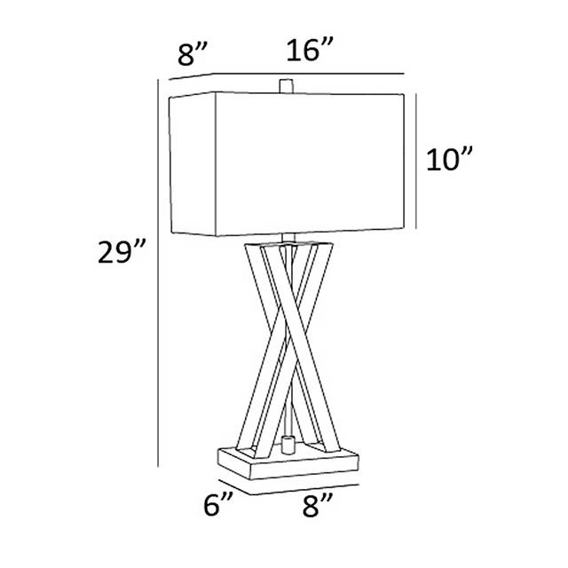 Faraday Place Nickel Table Lamp - Thumbnail - Image 4