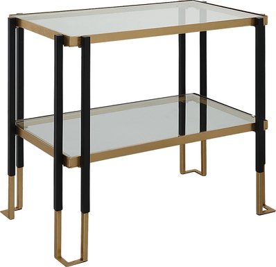 Farajen Gold Accent Table