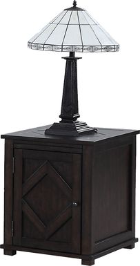 Faramont Brown Accent Table