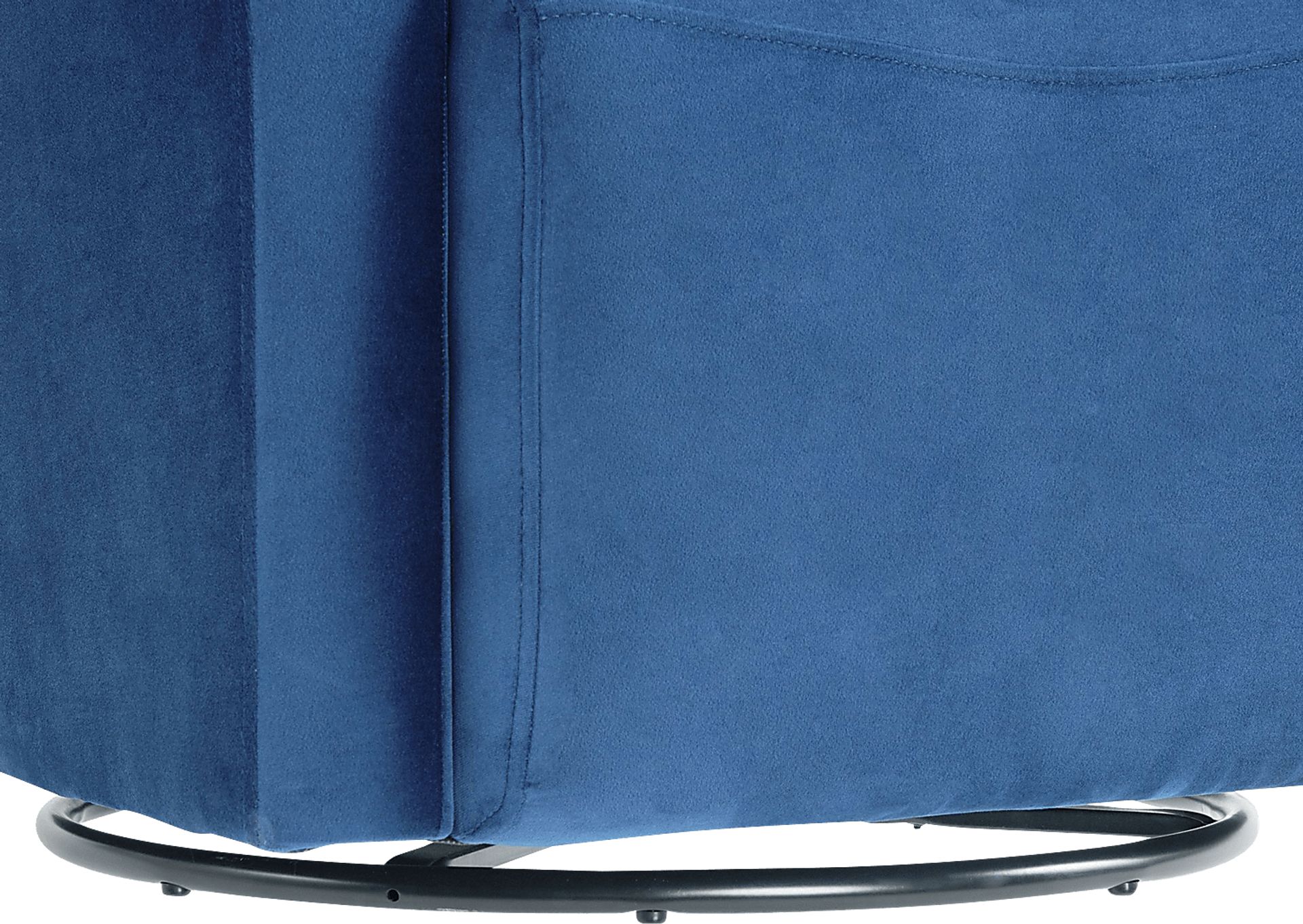 Faranda Blue Swivel Chair - Image 7