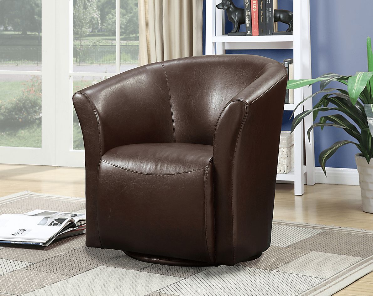 Faranda Brown Swivel Chair - Rooms To Go