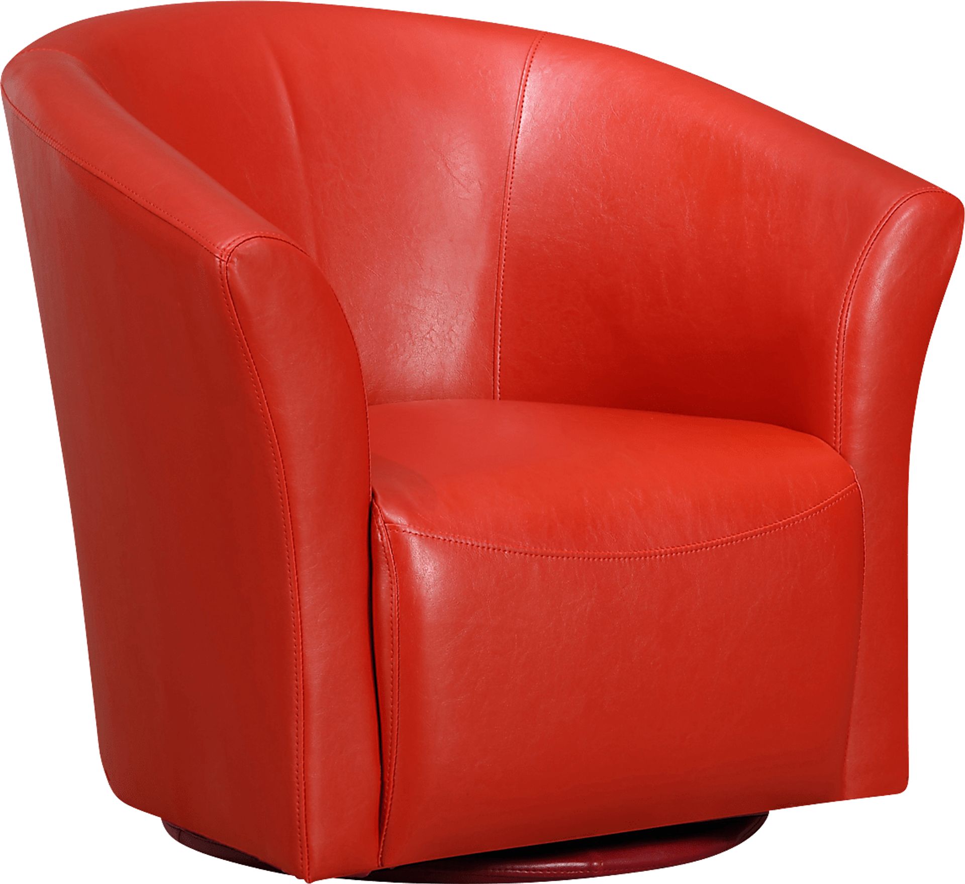 Faranda Red Swivel Chair - Image 1